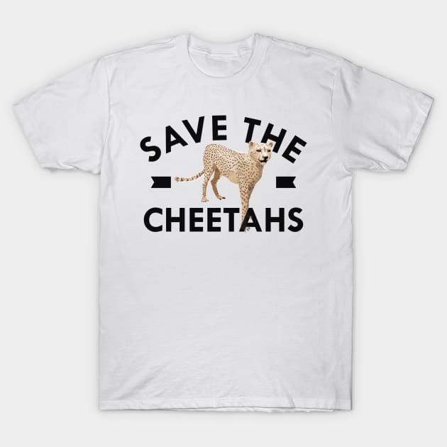 Cheetah - Save the cheetahs T-Shirt by KC Happy Shop